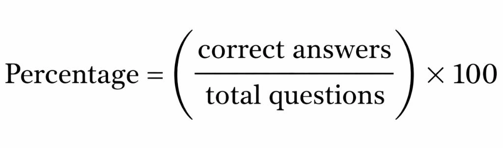 Formula for Calculating a Percentage - EasyGrade Calculator